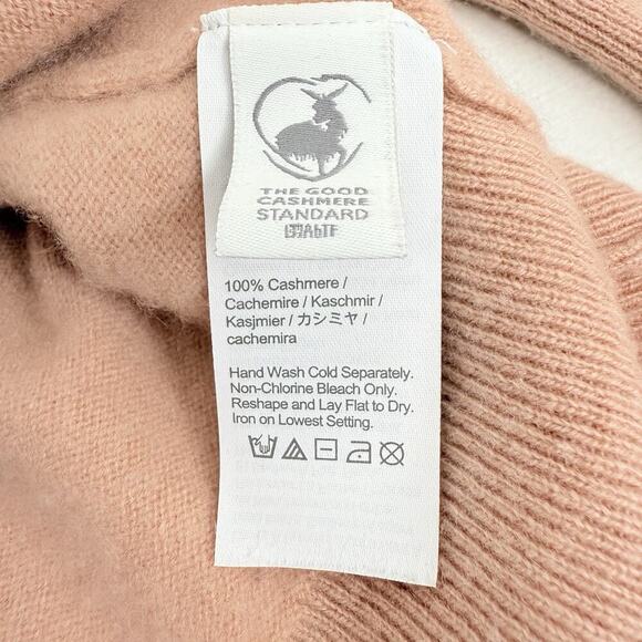 J.Crew Cashmere Sweater Women S Classic Fit Crewneck Pale Guava Quiet Luxury - Picture 11 of 16